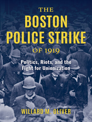 cover image of The Boston Police Strike of 1919